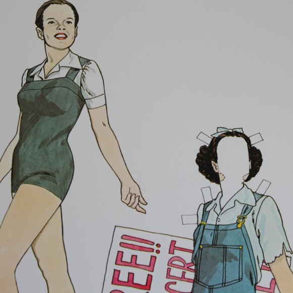 Vintage Judy Garland Paper Doll book Unused Tom Tierney - Picture 8 of 10